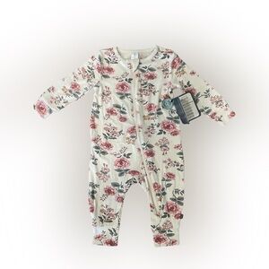 Charming Floral Kids Footie